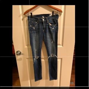 Rag & Bone New York Blue Jeans distressed Size 26